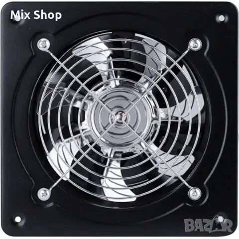 Нов Вентилатор за изсмукване за стена 15см метален безшумен 40W 220V 600м³/ч