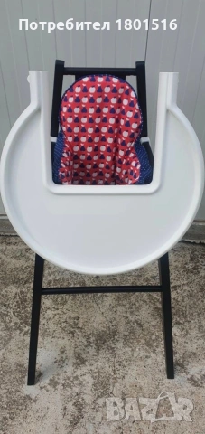 Нов дървен стол за хранене с табла, снимка 4 - Столчета за хранене - 53289030