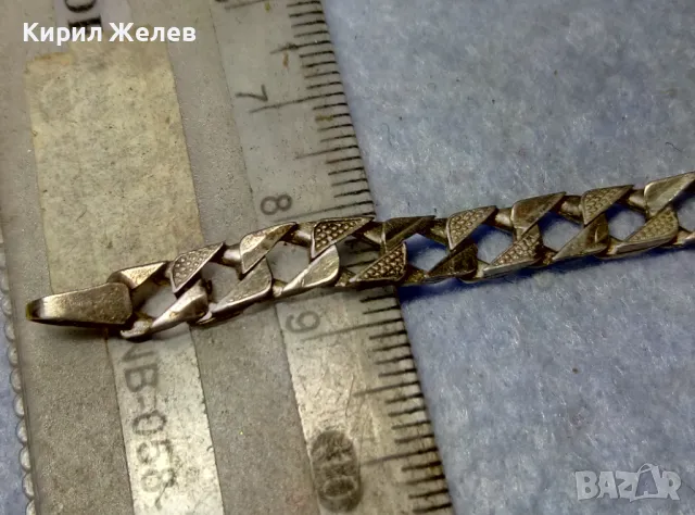 СТИЛНА ВИНТИДЖ АРТ МОДЕЛ СРЕБЪРНА ГРИВНА СРЕБРО 925 МАЙСТОРСКА БИЖУТЕРСКА ИЗРАБОТКА 47473, снимка 5 - Гривни - 49682476