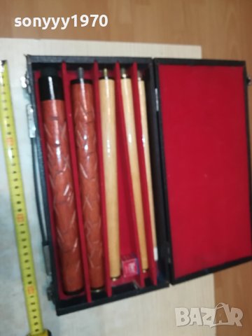 БИЛЯРДЕН КОМПЛЕКТ В КУФАР ОТ ФРАНЦИЯ 3007230836М, снимка 4 - Антикварни и старинни предмети - 41700456