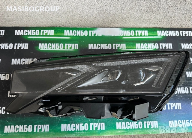 Фар ляв фарове SKODA CRYSTAL LIGHTING за Шкода Октавия 4 фейс Skoda Octavia 4 facelift , снимка 2 - Части - 53057949