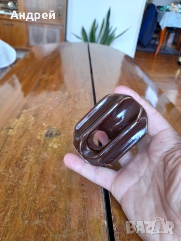 Стар порцеланов антенен изолатор, снимка 3 - Антикварни и старинни предмети - 42223526