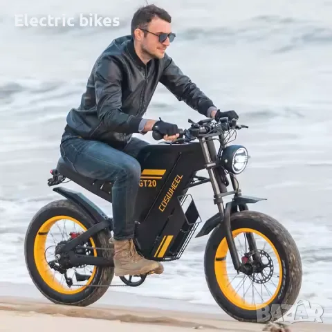 Coswheel GT20 Retro Електрически Велосипед 1000W | Хибриден Фетбайк, снимка 2 - Велосипеди - 49861594