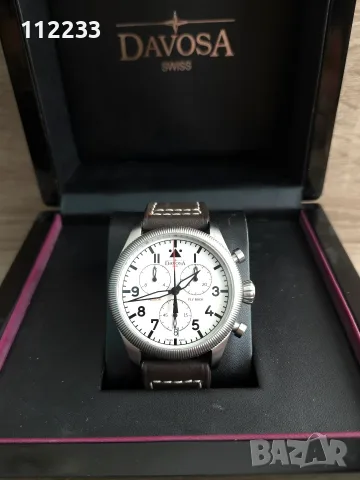 БАРТЕР DAVOSA Aviator FLY BACK Chronograph, снимка 3 - Декорация за дома - 43893900