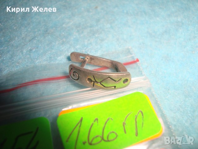 СРЕБЪРНА ОРНАМЕНТИРАНА АНГЛИЙСКА РЕТРО АРТ ОБЕЦА СРЕБРО 925 МАРКОВО БИЖУ 14754, снимка 4 - Обеци - 35817665