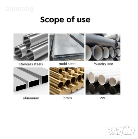 ANIMABG Комплект перфорирани стъпаловидни свредла от неръждаема стомана, Титаниево покритие, HSS свр, снимка 6 - Други инструменти - 51796061