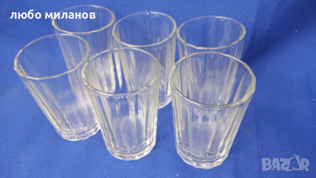 Руски стакани, дебелостенни, малки, 100 мл за водка, греяна ракия, концентрат, снимка 5 - Чаши - 44708653