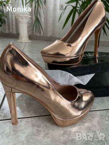 Обувки розово злато , снимка 1