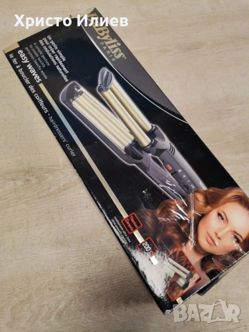 Ретро преса за коса маша BaByliss EasyWaves C260E, снимка 8 - Преси за коса - 53228849