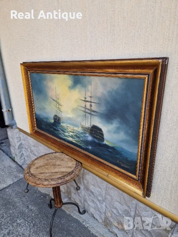 Топ Огромна уникална майсторска авторска картина масло върху платно , снимка 7 - Картини - 51190540