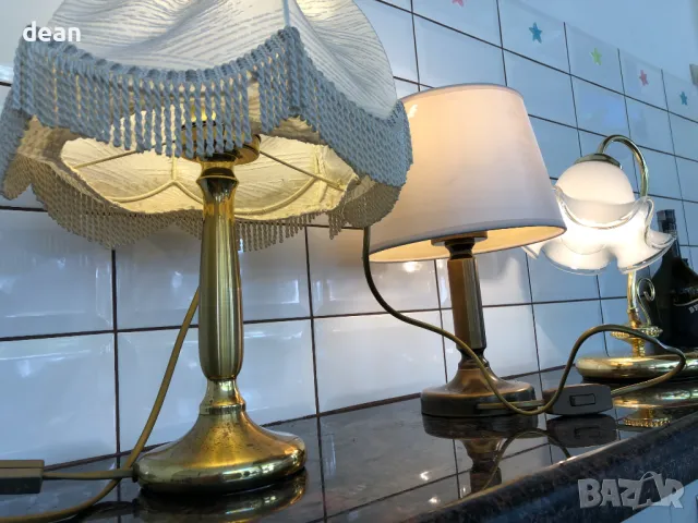 Vintage нощна лампа, снимка 12 - Настолни лампи - 48561139