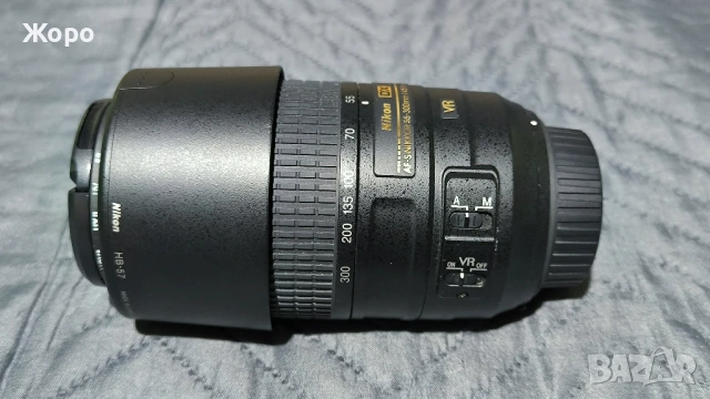 Фотоапарат Nikon D3500 + обектив Nikkor AF-S DX 55-300mm, снимка 6 - Фотоапарати - 53398210