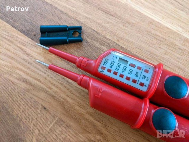 BENNING DUSPOL expert - GERMANY - PROFI Voltage Tester 12 - 750 V AC/DC Електроизмервателен Уред !!!, снимка 10 - Клещи - 41660406