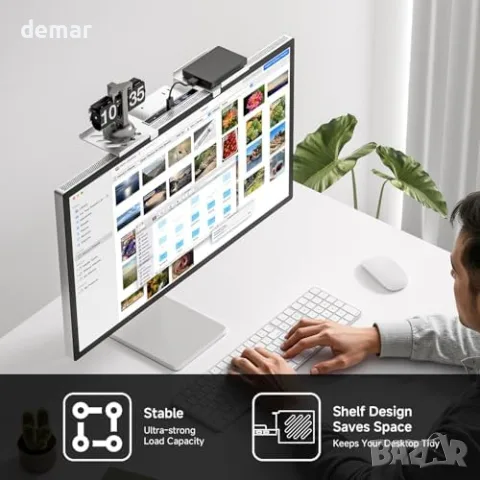 Алуминиева докинг станция Minisopuru за Mac Mini M4 с 4K@60Hz HDMI и M.2 NVMe слот до 8TB, снимка 5 - Друга електроника - 55771521
