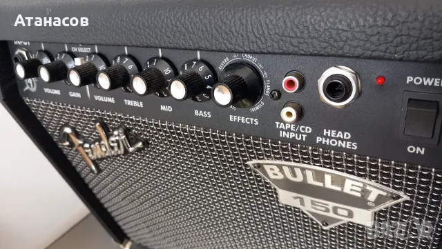 Fender Bullet 150 2-Channel 15-Watt 1x8" - 85€, снимка 8 - Китари - 56107265