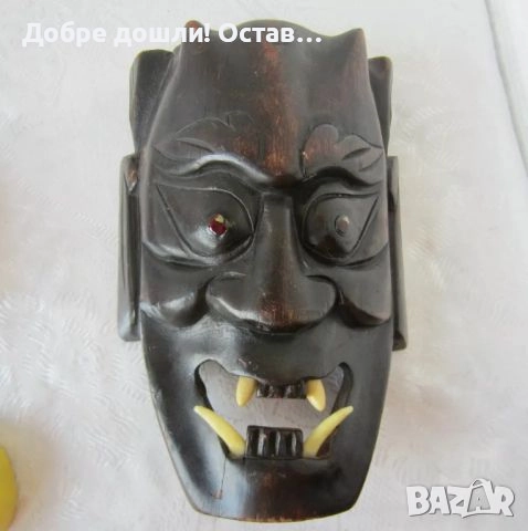Маски: стара дървена маска, дърворезба, голяма, пано, пана, снимка 16 - Пана - 32030072