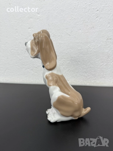 Порцеланова фигура на Басет - Lladro -  NAO. №7493, снимка 4 - Колекции - 52063360