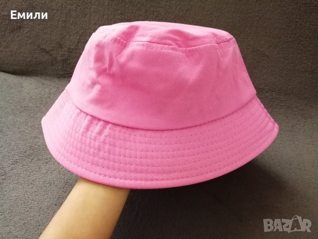 Изчистена дамска шапка тип идиотка в розов цвят, снимка 11 - Шапки - 41737113
