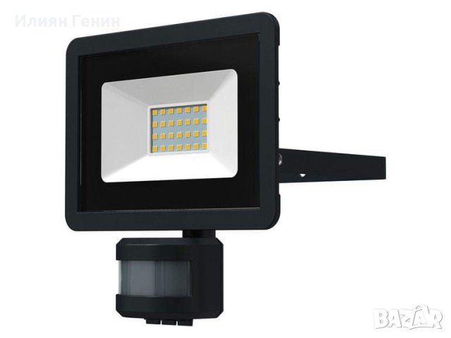 Външен LED рефлектор със сензор за движение, снимка 1 - Лед осветление - 44166462