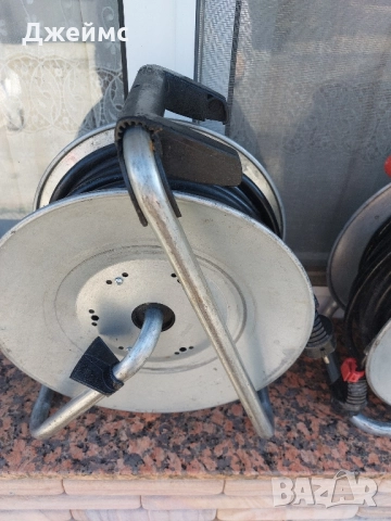 Удължител Немски / разклонител / Макара 40 метра с 3 гнезда , снимка 7 - Други инструменти - 52532490