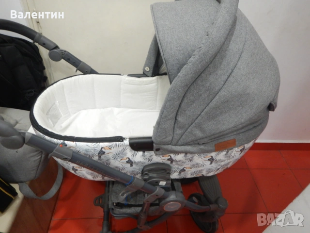 Комбинирана детска количка 3в1 Baby Merc Bebello Toucan, снимка 6 - Детски колички - 18653943