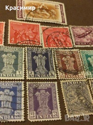 Пощенски марки Индия., снимка 5 - Филателия - 51555674