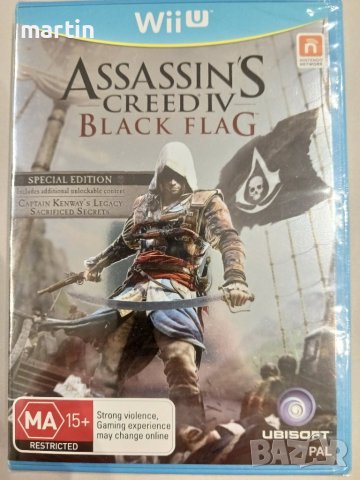 Nintendo WiiU игра Assassin's Creed IV Black Flag Special Edition, НОВА (sealed), снимка 1 - Игри за Nintendo - 42110602