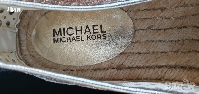 Еспадрили Michael Kors естествена кожа 36 номер, снимка 4 - Сандали - 40515301