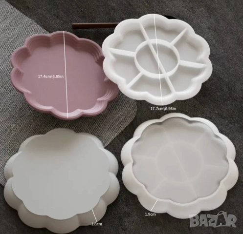 Молд чиния 17,7 см, снимка 3 - Форми - 53493897