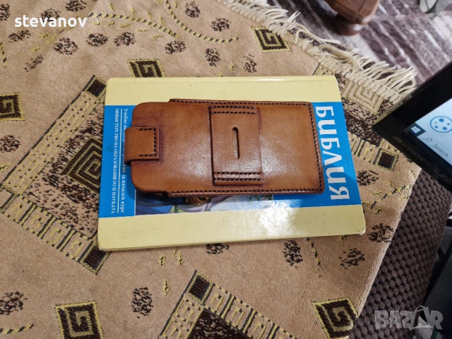 продавам оргинален калъф от естестведна кожа за телефон, снимка 5 - Калъфи, кейсове - 53161429