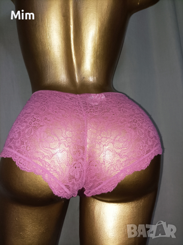 Calvin Klein M/L Розова дантелена бикина, снимка 6 - Бельо - 36264833