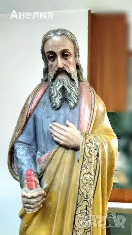 Фигура на светец с височина 76 см, снимка 2 - Декорация за дома - 50368149
