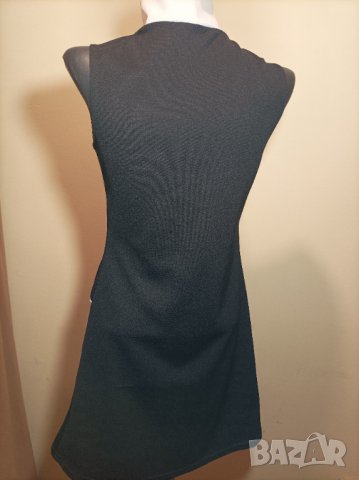 Черно-бяла еластична рокля, снимка 7 - Рокли - 40899209