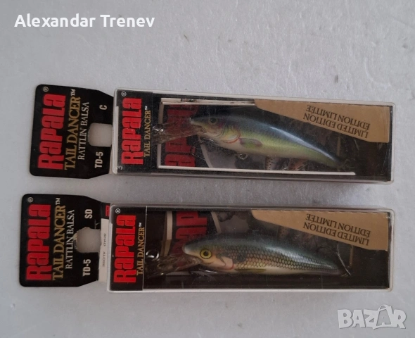 Воблери Rapala TD и TDD, снимка 8 - Такъми - 53691706