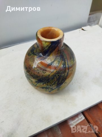 Стъклена ваза, снимка 1 - Вази - 40314000