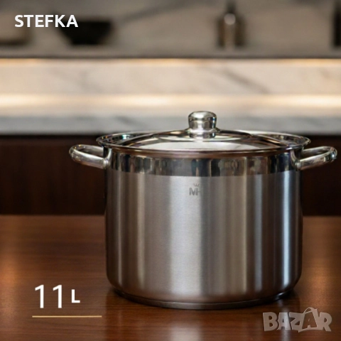 Тенджера от неръждаема стомана, снимка 5 - Съдове за готвене - 52998477