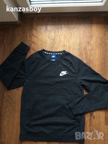Nike Tech Knit Crew Neck Pullover Sweatshirt - страхотна мъжка блуза, снимка 7 - Спортни дрехи, екипи - 40714829