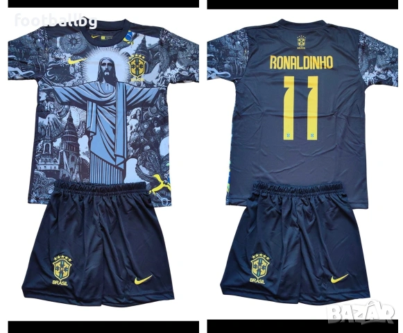 Бразилия 💛⚽️ РЕТРО детско юношеска футболни екипи , снимка 16 - Футбол - 34004950