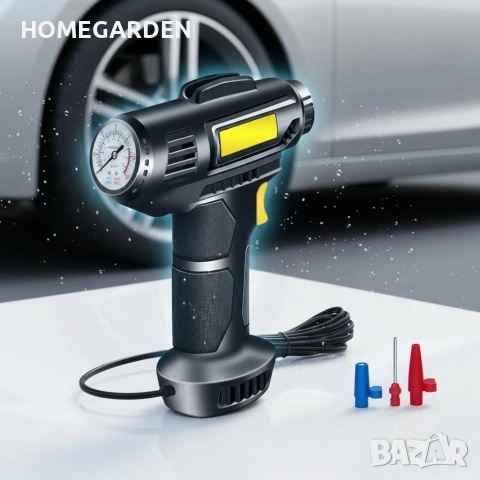 Безжичен дигитален компресор за автомобил