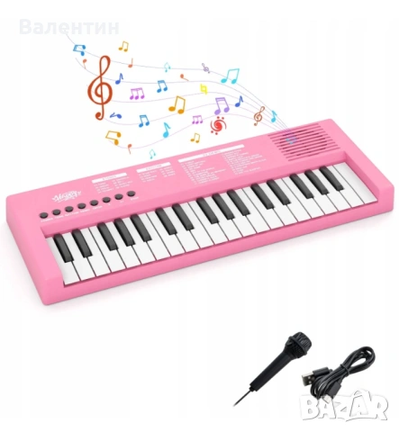 Детско пиано с 37 клавиша Costway
