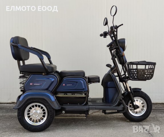 Електрическа триколка с три седалки модел М19B, снимка 2 - Мотоциклети и мототехника - 40256363