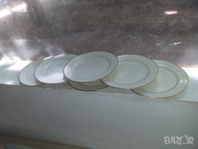 Порцелан Fein Bayreuth Bavaria лот 6 чинии, снимка 2 - Антикварни и старинни предмети - 53422842