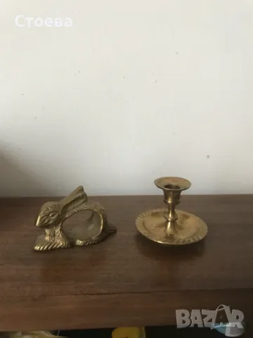 салфетник и свещник от месинг