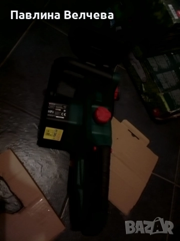 Акумулаторен верижен трион Parckside 20v, снимка 2 - Градински инструменти - 51768862