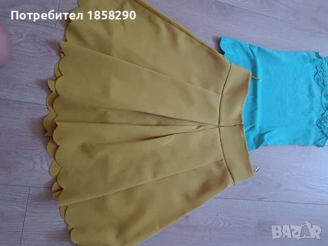 Пола разкроена и топ, снимка 2 - Поли - 50799340