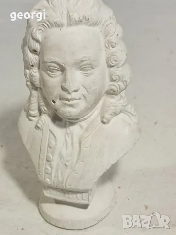 гипсов бюст на композитора Хендел  16/1, снимка 2 - Статуетки - 48672457