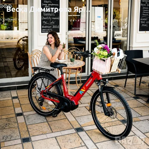 Електрически велосипед 26″ с батерия 522Wh, мотор 250W и пробег до 100 км – алуминиева рамка, 7 скор, снимка 8 - Велосипеди - 55852704