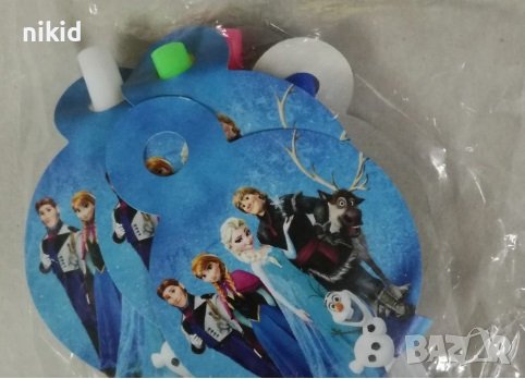 Замръзналото Кралство frozen Елза Анна Свирка свирки за детско парти рожден ден, снимка 3 - Други - 33924424
