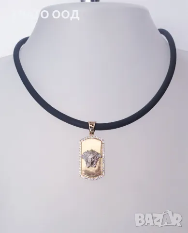 Златни колиета със силикон, снимка 8 - Колиета, медальони, синджири - 49647513