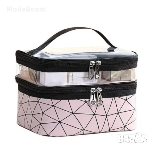 Козметичен органайзер на две нива за пътуване с дръжка, снимка 7 - Други стоки за дома - 48086893